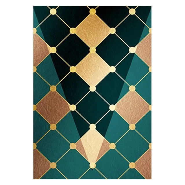 Posters And Prints Golden Modern Minimalistic Wall Art Geometric Floral Abstract Canvas Painting Nordic Decorative Painting 372664