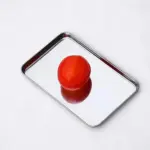 Practical stainless steel food display tray
