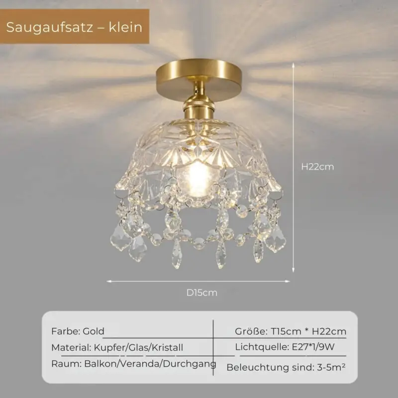 Prismglow deckenleuchte designer glas modern minimalistisch xlumina