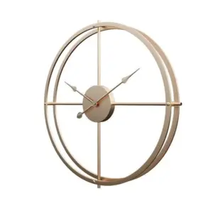 Silent Iron Wall Clock Modern Design
