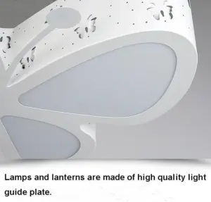 Modern Butterfly LED Ceiling Lamp for Kids Room