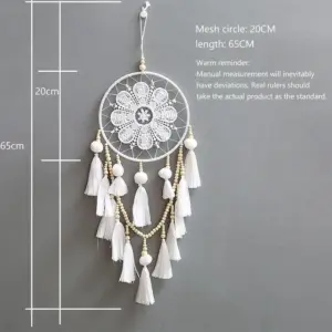 Mandala Wall Hanging with Sun and Moon Design