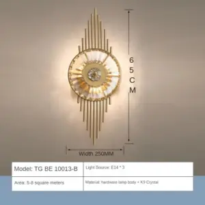 New wall lamp luxury bedroom living room bedside lamp aisle
