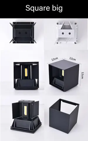 Wall lamp LED motion sensor IP65 waterproof