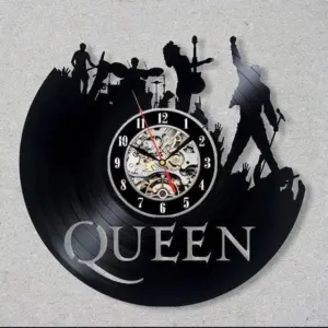 QUEEN Vinyl Record Clock Home Decor Wall Art
