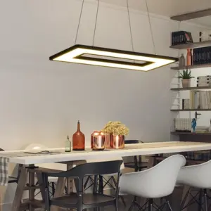 Regina - Modern Hanging Frame LED Lamp