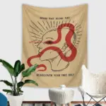 Psychedelic mandala tapestry wall hanging