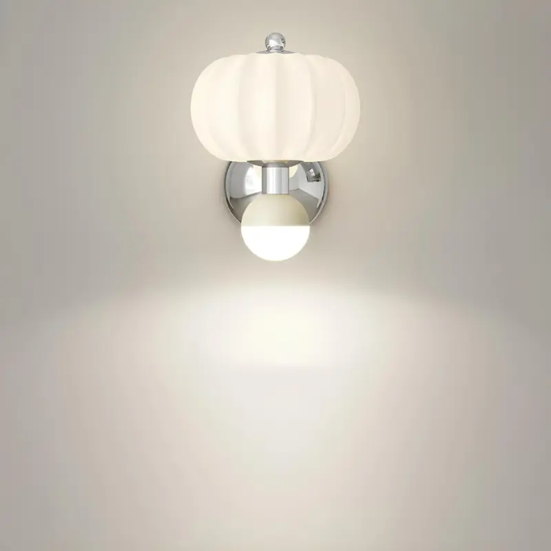 Pumpkinglow wandleuchte rundes design warmes licht modern 220v xlumina