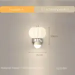Pumpkinglow wandleuchte rundes design warmes licht modern 220v xlumina