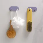 Punch free metal adhesive hanging storage hook