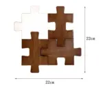 Puzzleglow led wandleuchte modulares design dimmbar energiesparend xlumina