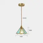 PvtiVintage Kleurrijk Glas Luxe Hanger Licht Restaurant Bar Decoratie Ophanging Luminair Plafond Hangende Lamp Koffie Kroonluchter