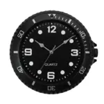 Quartz retro watch style wall clock