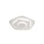 Quinn modern nordisch rund led deckenleuchte weiss wohn schlafzimmer acryl metall xlumina
