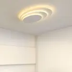 Quinn modern nordisch rund led deckenleuchte weiss wohn schlafzimmer acryl metall xlumina2