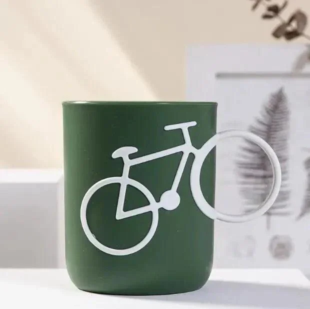 Quirky Bicycle Handle Plastic Mug 389810