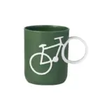 Quirky bicycle handle plastic mug
