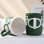 Quirky bicycle handle plastic mug