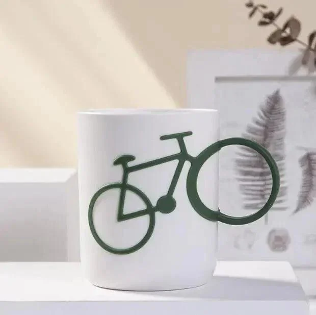 Quirky Bicycle Handle Plastic Mug 987772