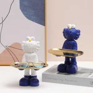 Quirky Figurine Statue With Storage Tray
