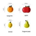 Quirky fruit shape ceramic sauce dish