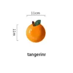 Quirky fruit shape ceramic sauce dish