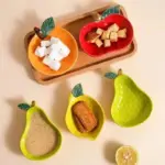 Quirky fruit shape ceramic sauce dish