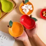 Quirky fruit shape ceramic sauce dish