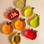 Quirky fruit shape ceramic sauce dish