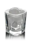 Quirky love heart shaped shot glasses