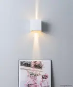Radar sensor porch light adjustable angle outdoor indoor led wall lights garden corridor lamp cube wall sconce