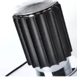 Radar style glass table lamp