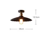 Radiant era vintage kronleuchter led deckenlampe metall industrial xlumina