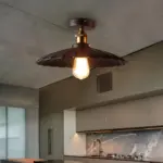 Radiant era vintage kronleuchter led deckenlampe metall industrial xlumina