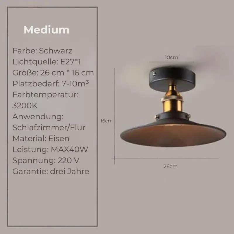 Radiant era vintage kronleuchter led deckenlampe metall industrial xlumina