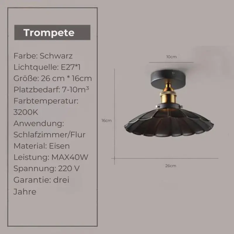 Radiant era vintage kronleuchter led deckenlampe metall industrial xlumina