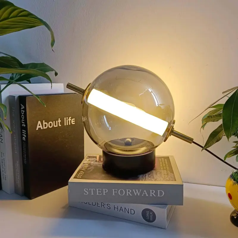 Radiantrevival retro glas tischlampe xlumina