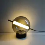 Radiantrevival retro glas tischlampe xlumina