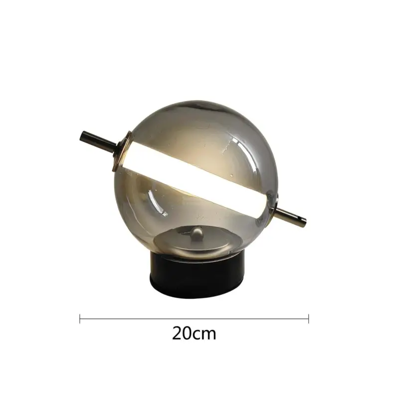 Radiantrevival retro glas tischlampe xlumina