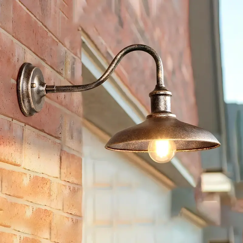 Rainretro retro aussenwandleuchte wasserdicht led metall xlumina