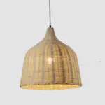 Rattan bambus Deckenlampen kueche modern esszimmer beleuchtung xluminia