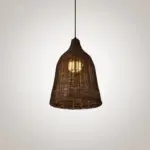 Rattan bambus Deckenlampen kueche modern esszimmer beleuchtung xluminia