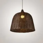 Rattan bambus Deckenlampen kueche modern esszimmer beleuchtung xluminia