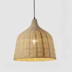 Rattan bambus Deckenlampen kueche modern esszimmer beleuchtung xluminia