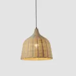 Rattan bambus Deckenlampen kueche modern esszimmer beleuchtung xluminia