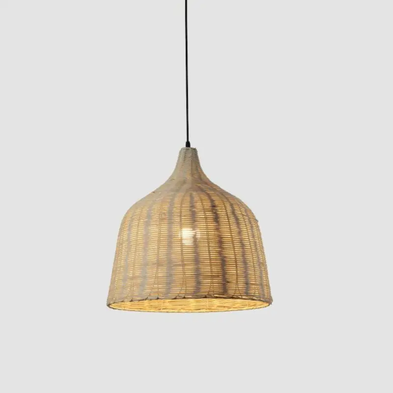 Rattan bambus Deckenlampen kueche modern esszimmer beleuchtung xluminia