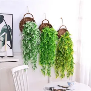 Rattan Hanging Wall Planter