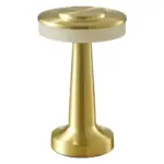 Rechargeable led metallic table lamp