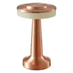 Rechargeable led metallic table lamp