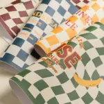 Rectangular geometric pattern placemat